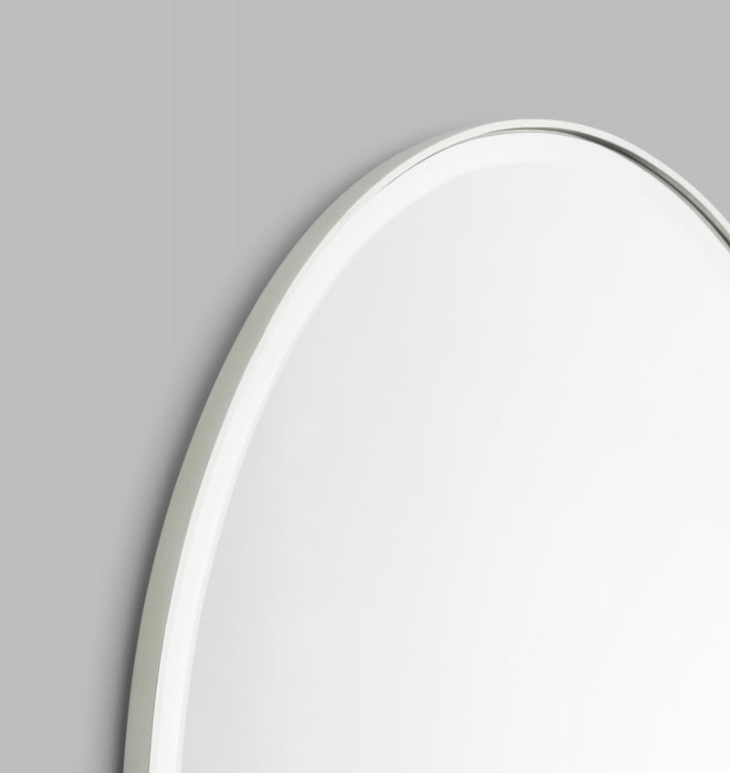Lolita Oval | Silver 135 x 90 cm