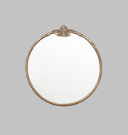 Germaine Round Antique Brass , Print Decor