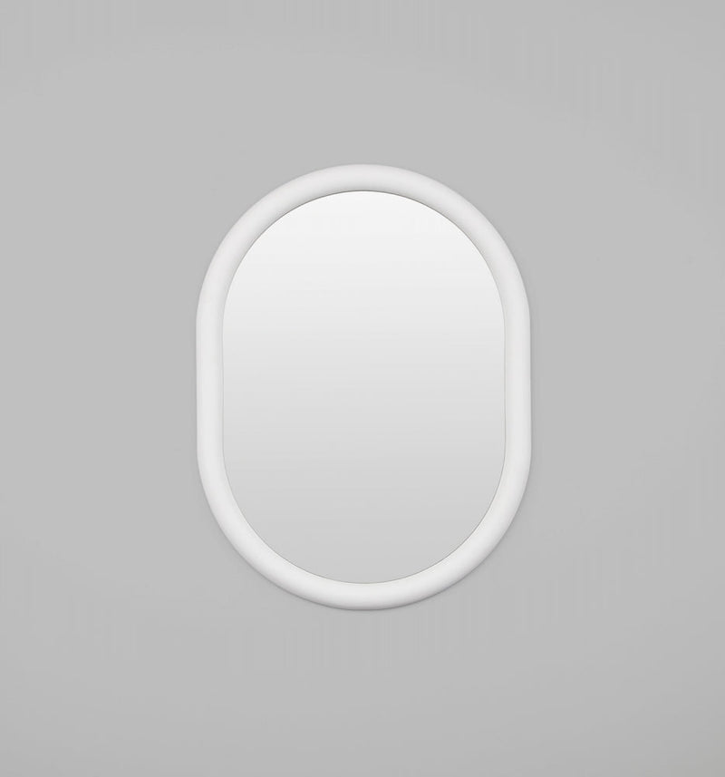 May Oval White 75 x 100 x 3 cm
