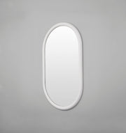 May Oval Bright White 85 x 145 cm