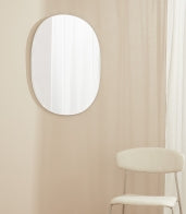 Miller Mirror Bright White 60 x 75 cm
