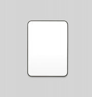 Simplicity Curve Rectangle | Black
