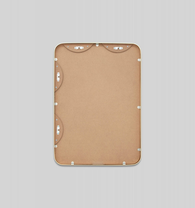 Simplicity Curve Rectangle Brass