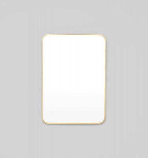 Simplicity Curve Rectangle Brass