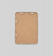 Simplicity Curve Rectangle Silver