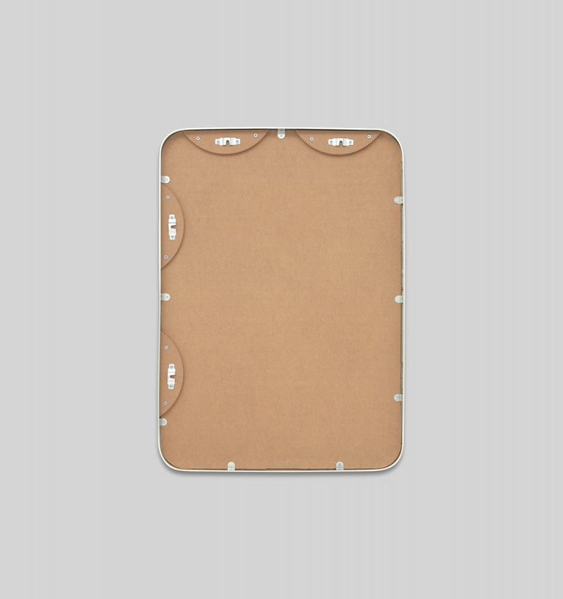 Simplicity Curve Rectangle Silver