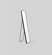 Simplicity Curved Freestanding Mirror | Black