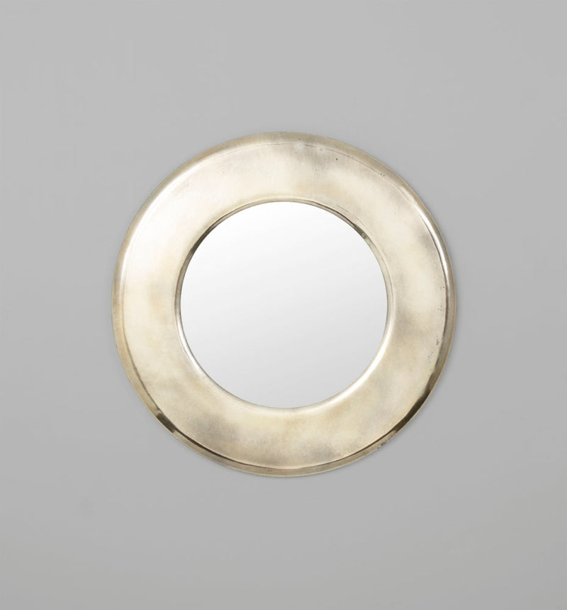 Orbital Silver Mirror | Print Decor