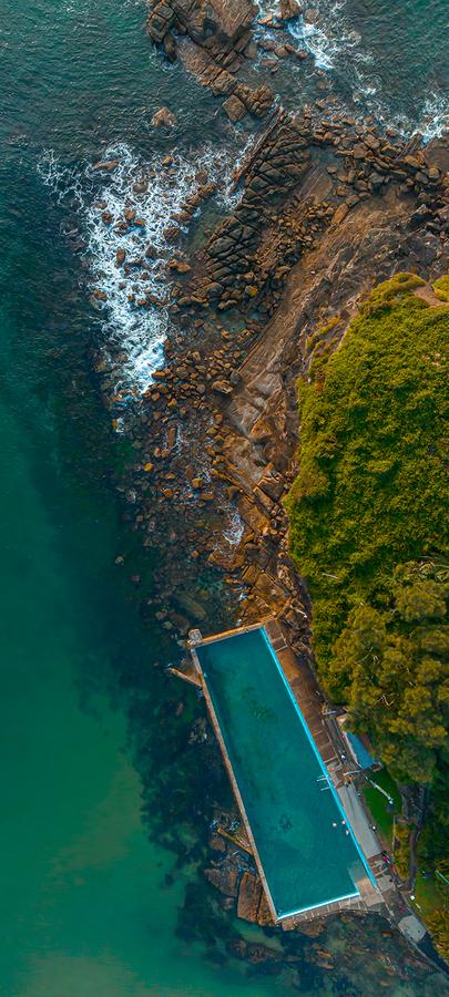 Palm Beach Rock Pool by Nick Psomiadis