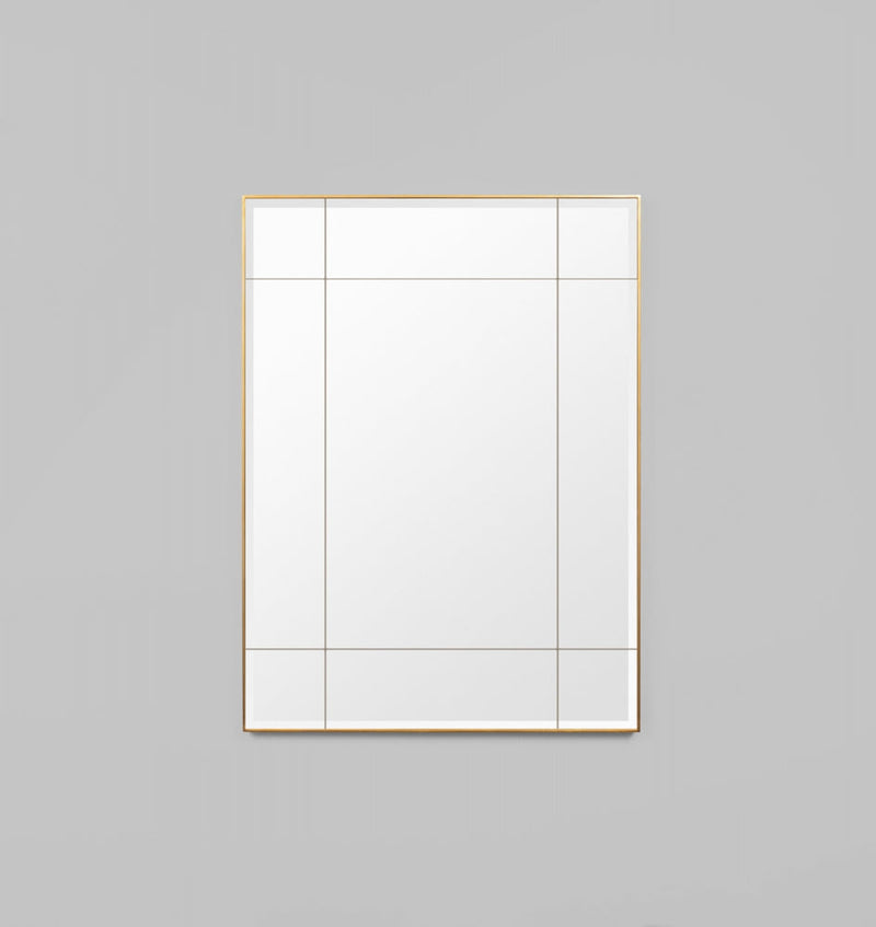 St Kilda Palour Rectangle, Print Decor, Brass 
