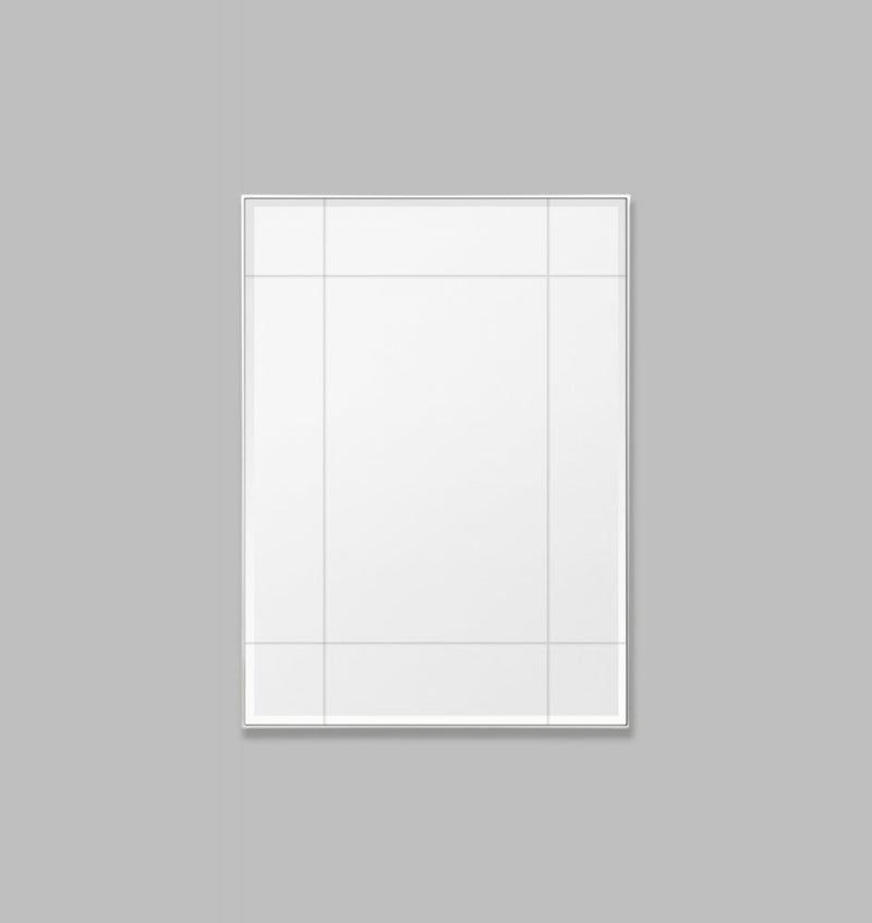 St Kilda Palour Rectangle Silver , Print Decor 