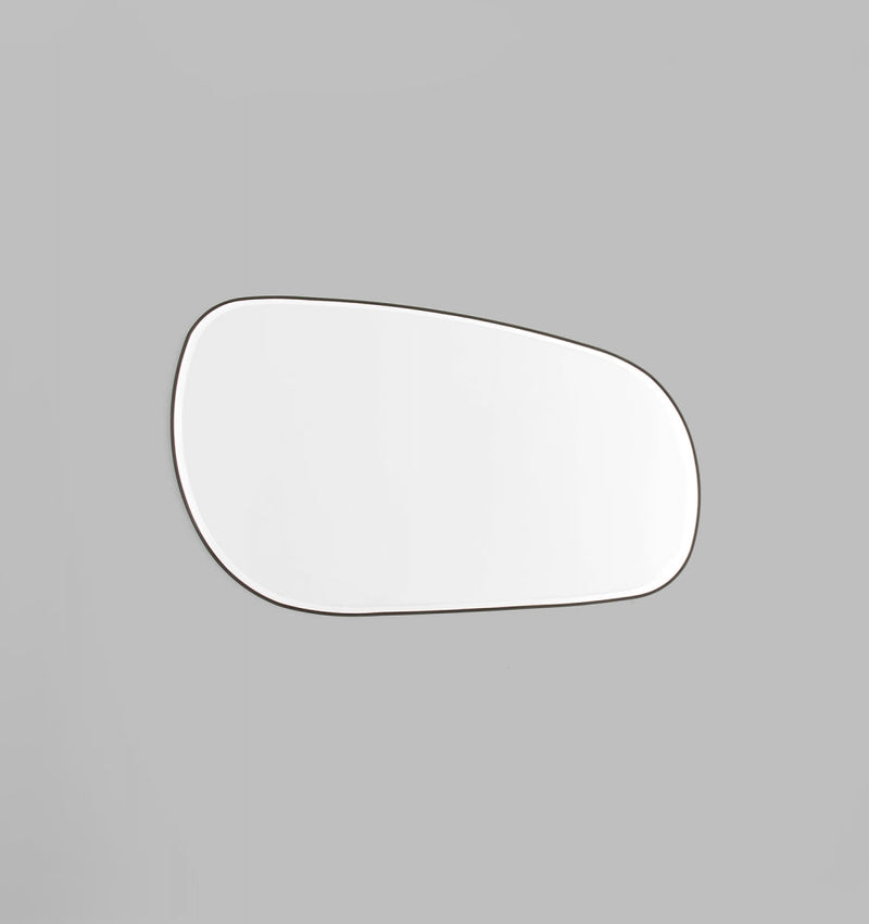 Clearance Stock Pebble Riverstone Mirror Black 150x90 cm