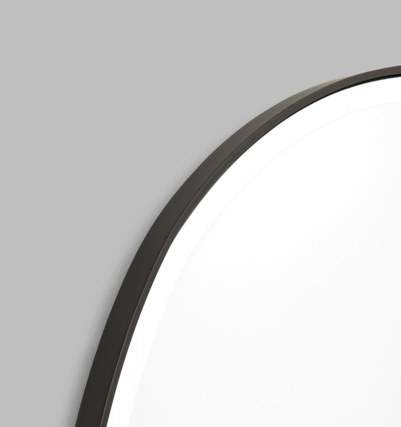 Clearance Stock Pebble Riverstone Mirror Black 150x90 cm