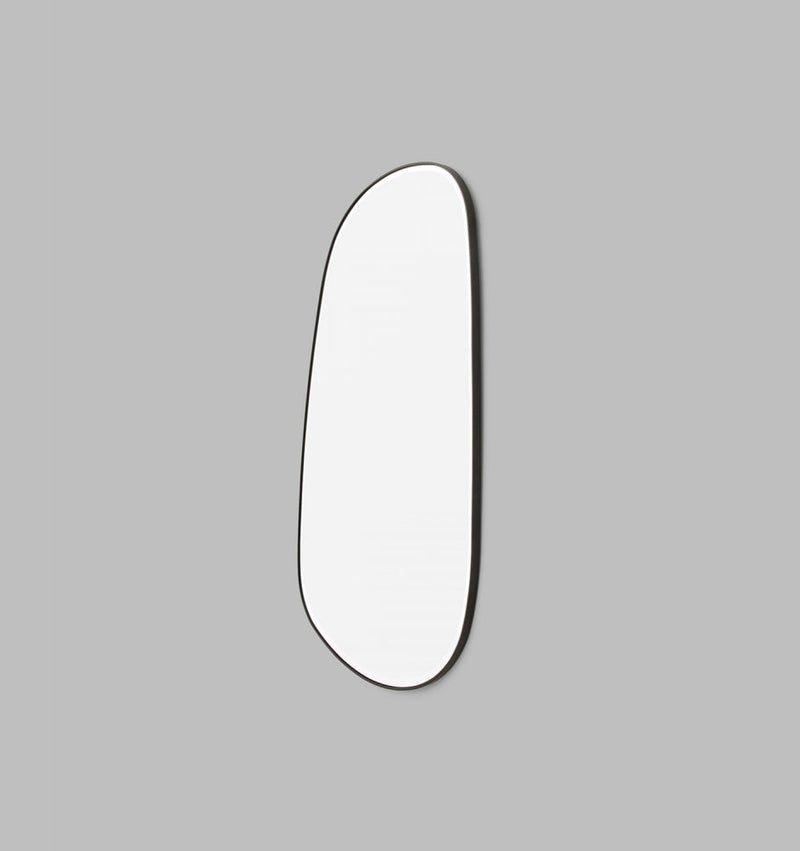 Clearance Stock Pebble Riverstone Mirror Black 150x90 cm