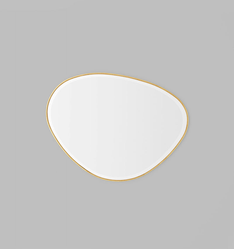 Riverstone Mirror | Brass 70 x 90 cm