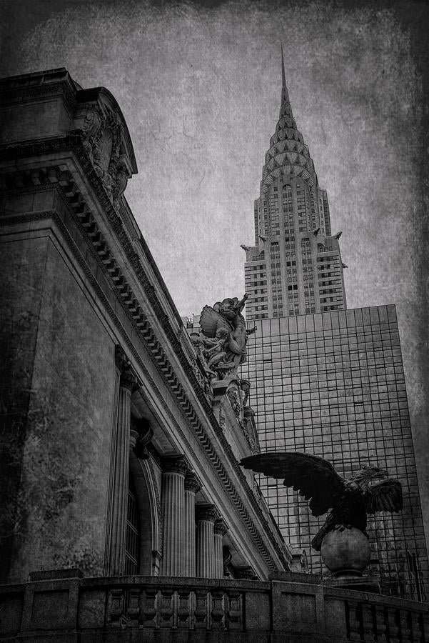 Perched on Grand Central Grunge by Nick Psomiadis