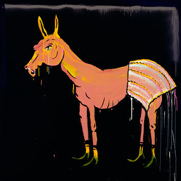 Adam Cullen | Kelly Horse in Green Shoes | Print Decor