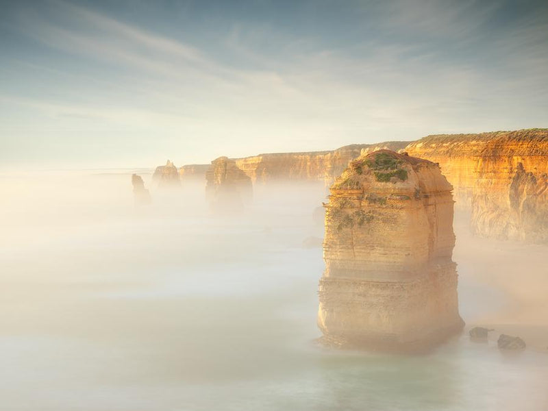 Pinnacles in the Mist by Nick Psomiadis