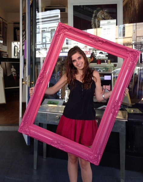 Pink Ornate Frame