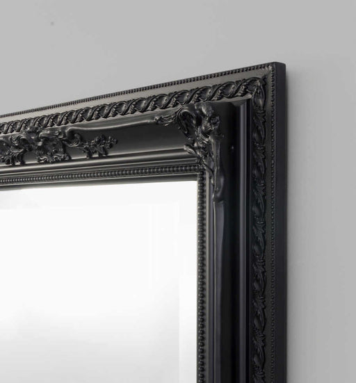 MODERN MIRROR | HAMPTON MATT BLACK MIRROR | PRINT DECOR | DETAIL