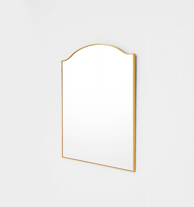 Raye Brass Mirror 75 x 90