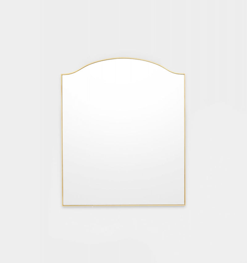 Raye Brass Mirror 75 x 90