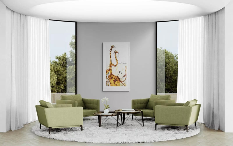 Giraffes and Balloon | John Olsen | Print Decor