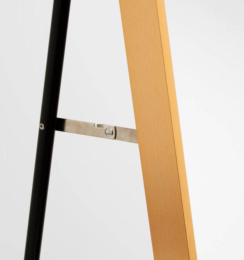 Metal Arched Freestanding Mirror | Gold