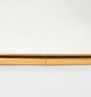 Metal Arched Freestanding Mirror | Gold