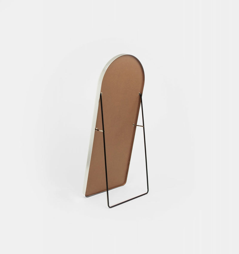 Metal Arched Freestanding Mirror