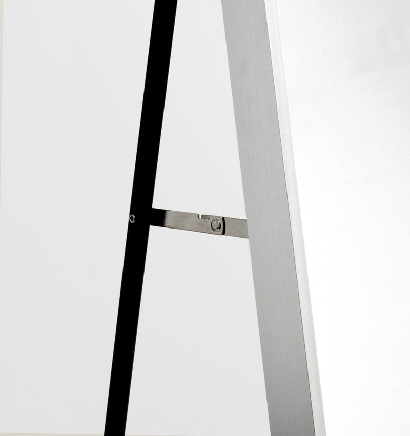 Metal Arched Freestanding Mirror | Silver