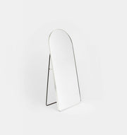 Metal Arched Freestanding Mirror | Silver