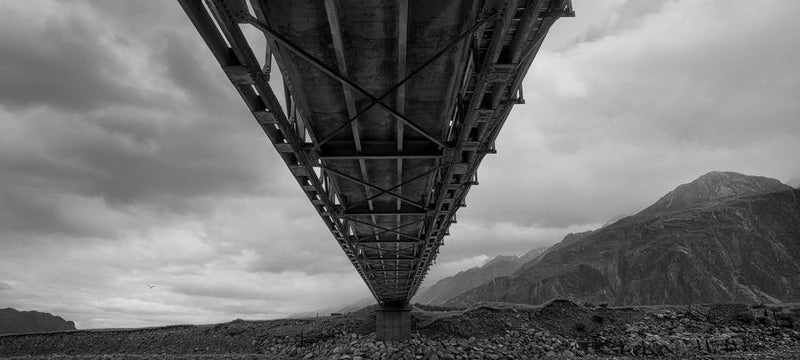 Tasman Valley Road Bridge by Nick Psomiadis