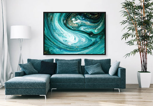 Teal Abstract | Print Decor 