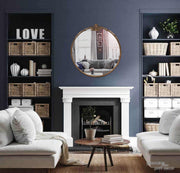 Germaine Round Antique Brass | In situ | Print Decor