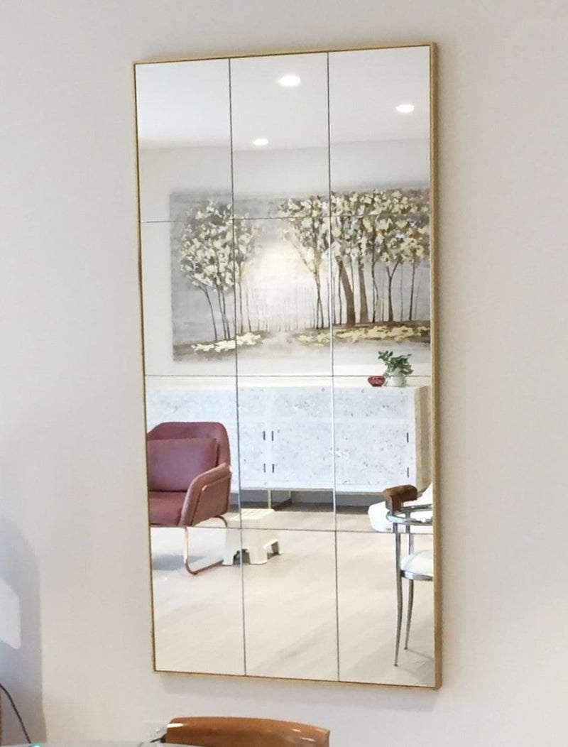 Loft Brass Mirror | 90 x 180cm | In Situ