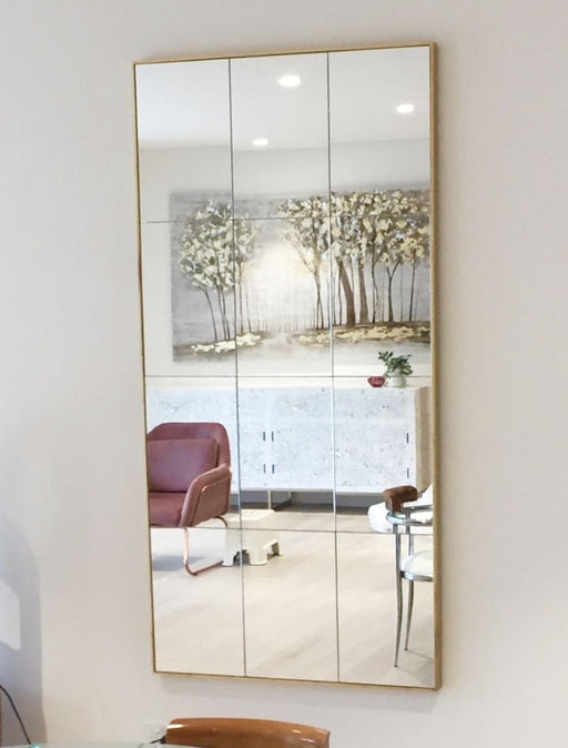 Loft Brass Mirror | 90 x 180cm | In Situ