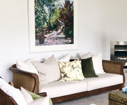 Barbados Bliss framed in white matt, white frame and UV Art Glass | Print Decor