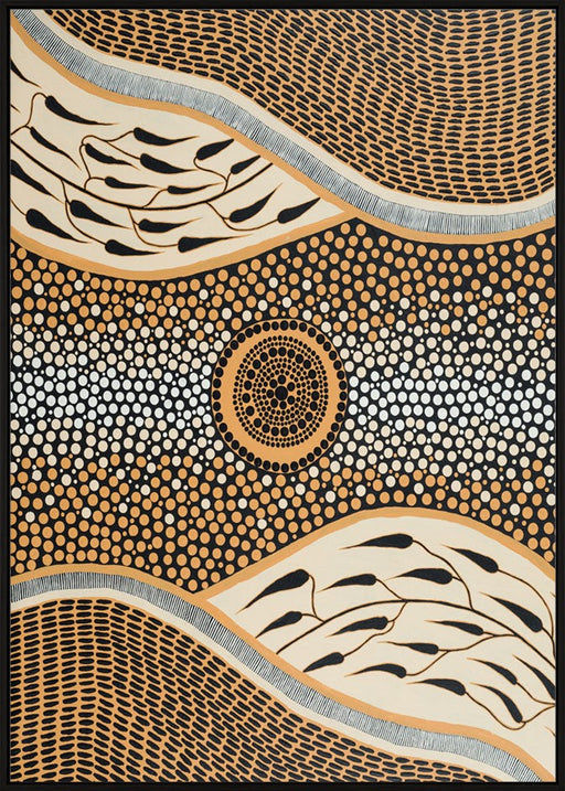 Ballun Riverbed | Framed Canvas