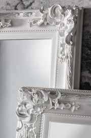 Rialto Ornate Mirror - Ornate White