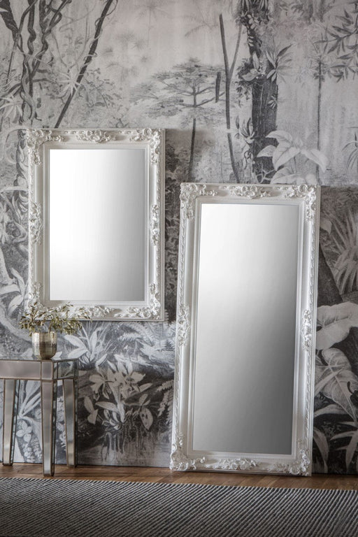 Rialto Ornate Mirror - Ornate Whiet