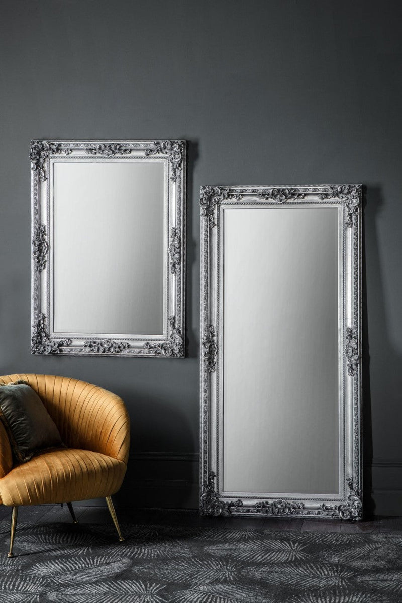 Rialto Ornate Mirror - Silver