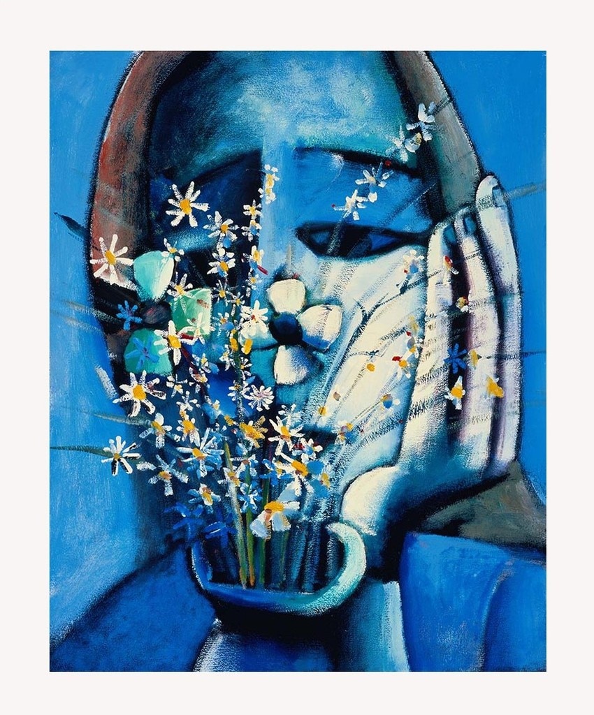 Blue Vase by Charles Blackman