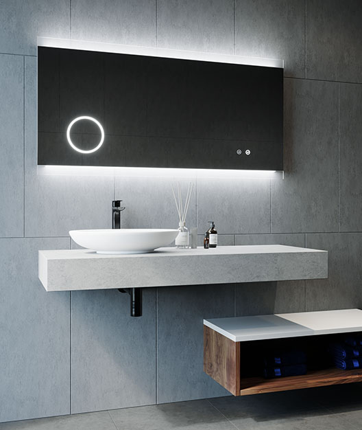 Rectangle Illuminated Mirror 