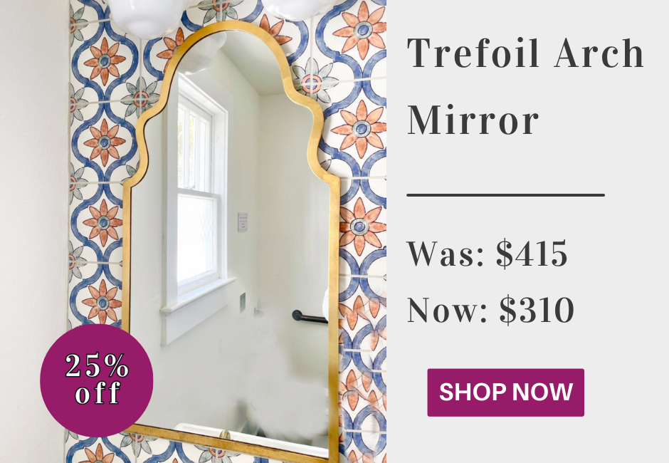 Trefoil Mirror 25% Off